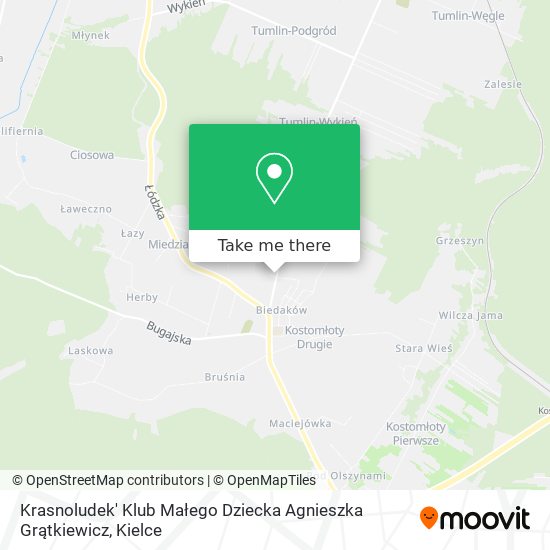 Карта Krasnoludek' Klub Małego Dziecka Agnieszka Grątkiewicz