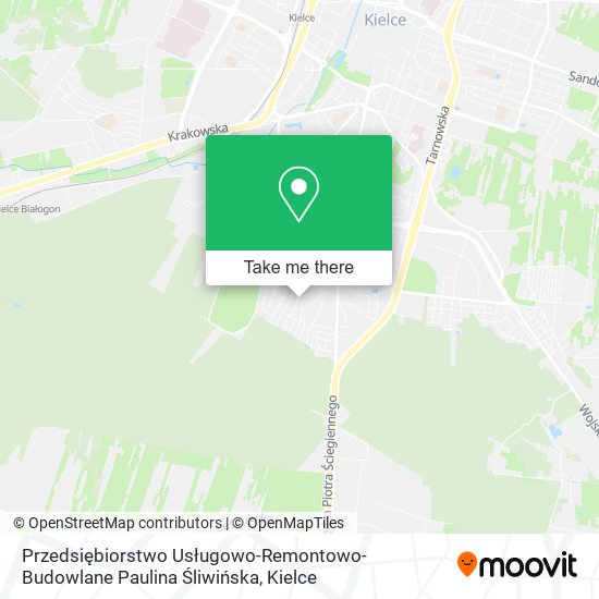 Przedsiębiorstwo Usługowo-Remontowo-Budowlane Paulina Śliwińska map