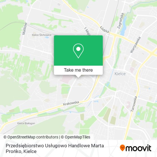 Przedsiębiorstwo Usługowo Handlowe Marta Prońko map