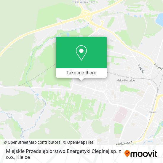 Miejskie Przedsiębiorstwo Energetyki Cieplnej sp. z o.o. map