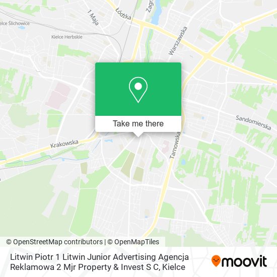 Карта Litwin Piotr 1 Litwin Junior Advertising Agencja Reklamowa 2 Mjr Property & Invest S C