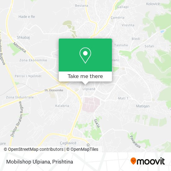 Mobilshop Ulpiana map