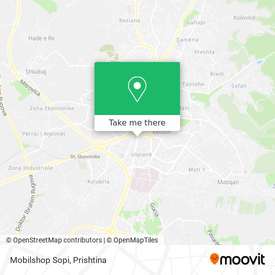 Mobilshop Sopi mapa