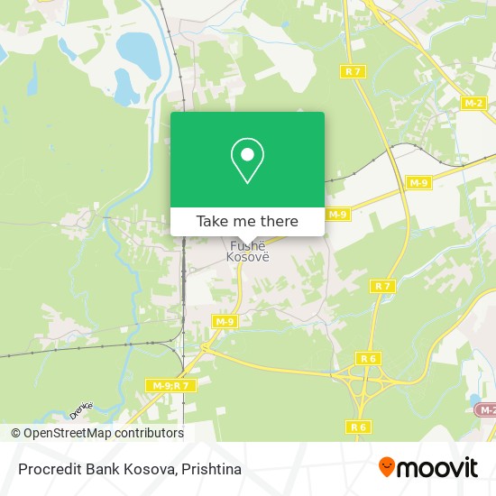 Procredit Bank Kosova mapa