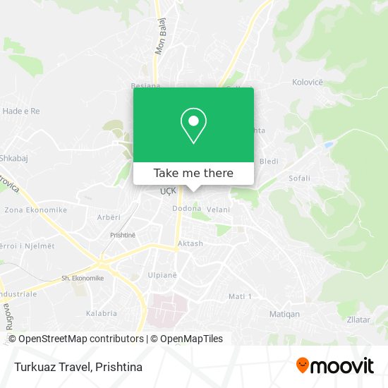 Turkuaz Travel map