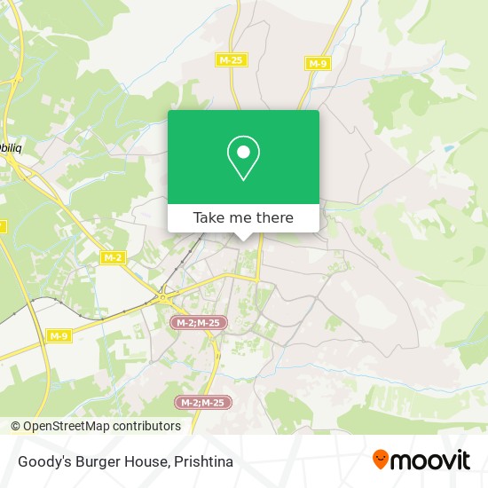 Goody's Burger House mapa