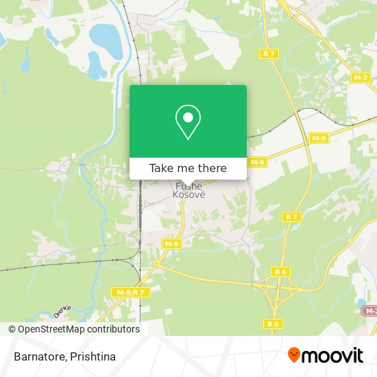 Barnatore mapa