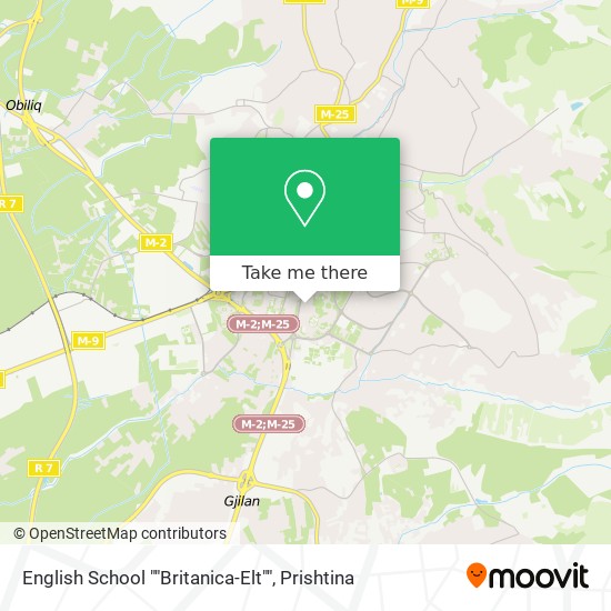 English School ""Britanica-Elt"" map