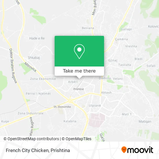 French City Chicken map