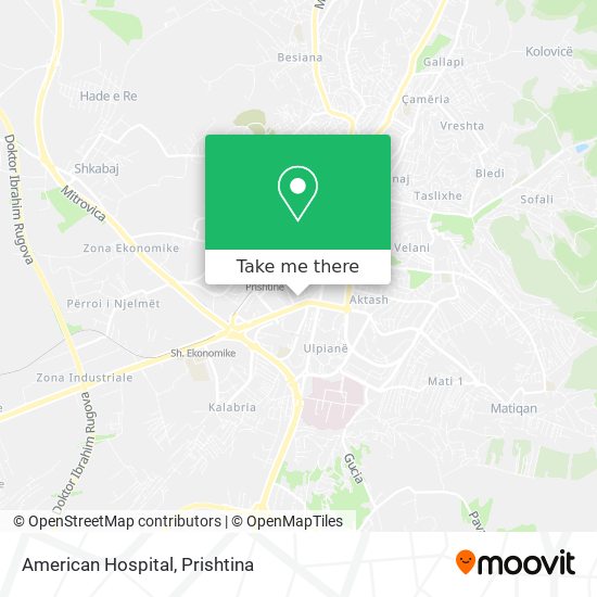 American Hospital map