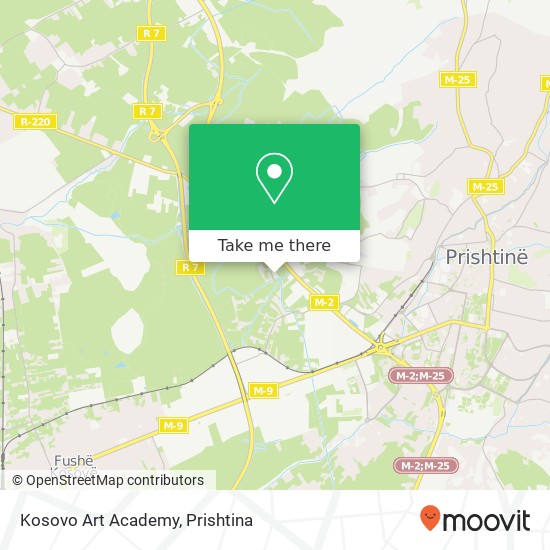Kosovo Art Academy map