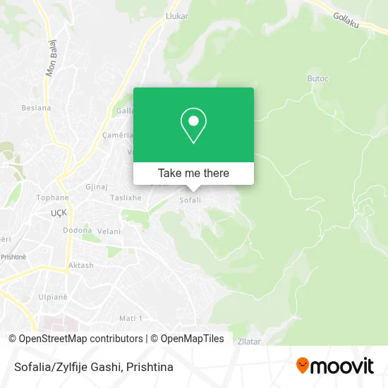 Sofalia/Zylfije Gashi map