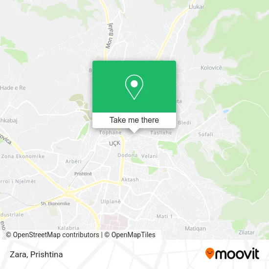 Zara map