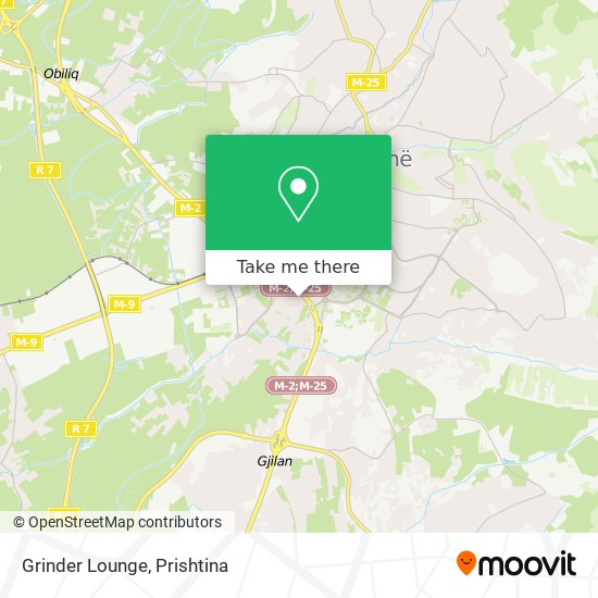 Grinder Lounge map