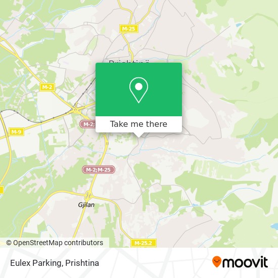 Eulex Parking mapa