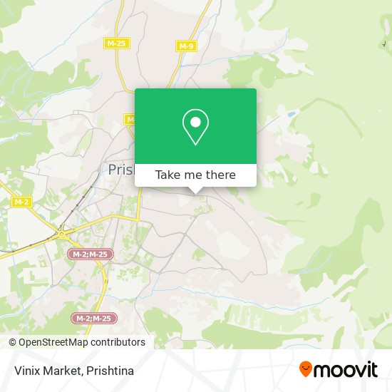 Vinix Market mapa