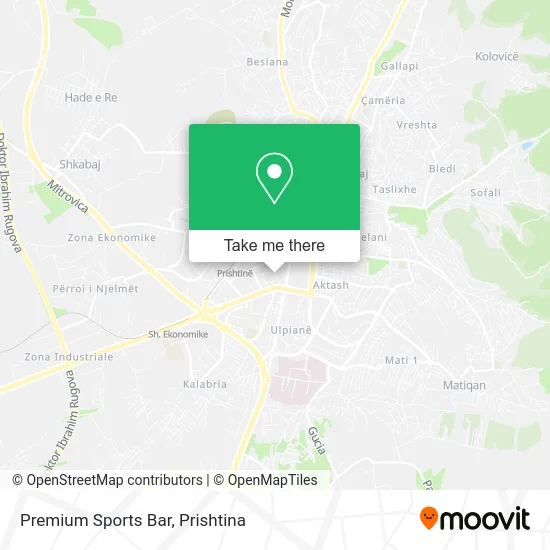 Premium Sports Bar map