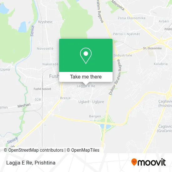 Lagjja E Re map