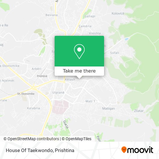 House Of Taekwondo mapa