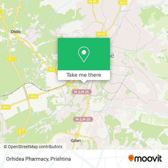 Orhidea Pharmacy map