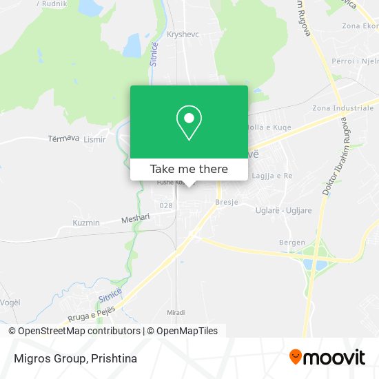 Migros Group map