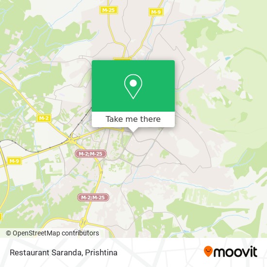 Restaurant Saranda map
