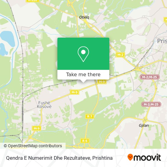 Qendra E Numerimit Dhe Rezultateve map