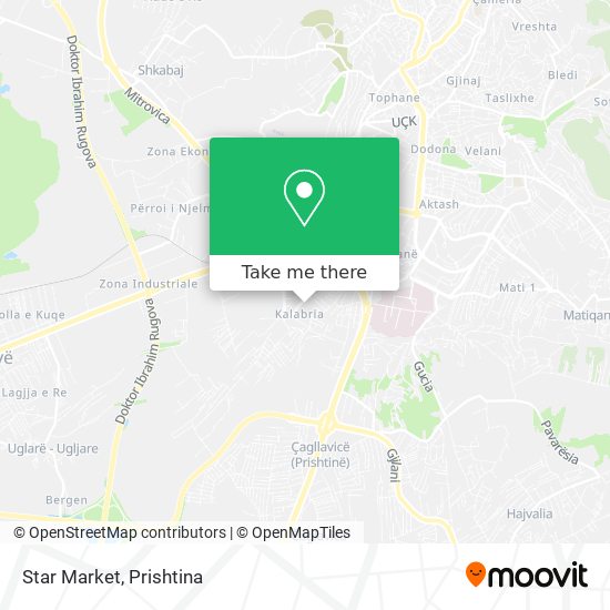 Star Market map