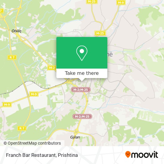 Franch Bar Restaurant map