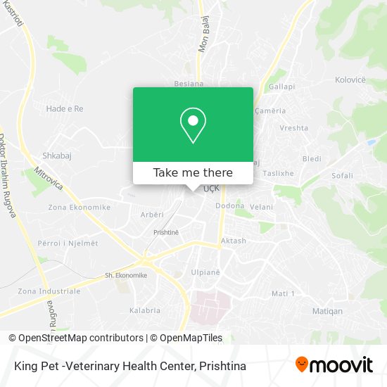 King Pet -Veterinary Health Center map