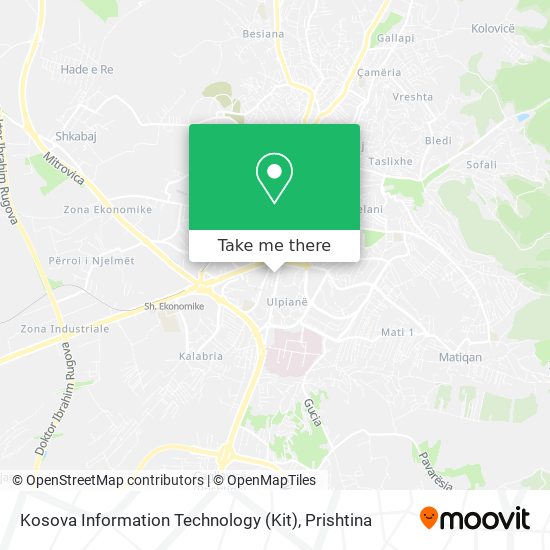 Kosova Information Technology (Kit) mapa