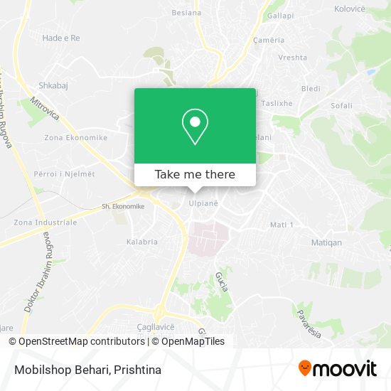 Mobilshop Behari map