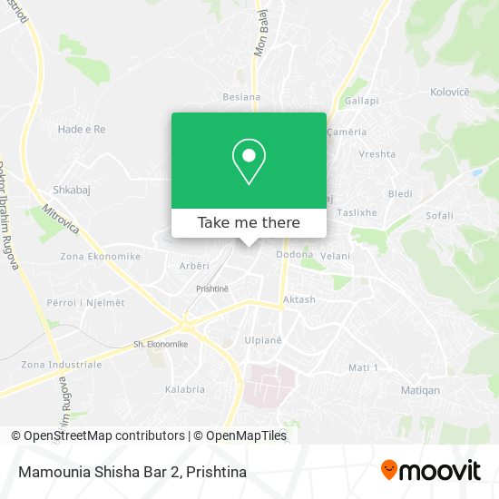 Mamounia Shisha Bar 2 map