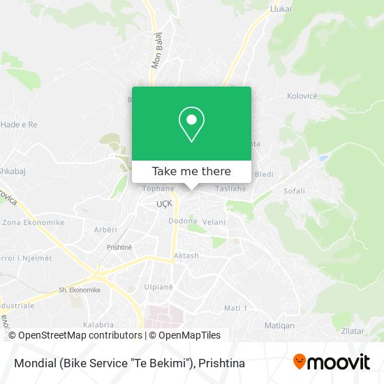 Mondial  (Bike Service "Te Bekimi") map