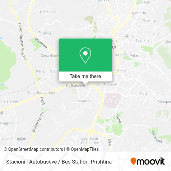 Stacioni i Autobusëve / Bus Station map