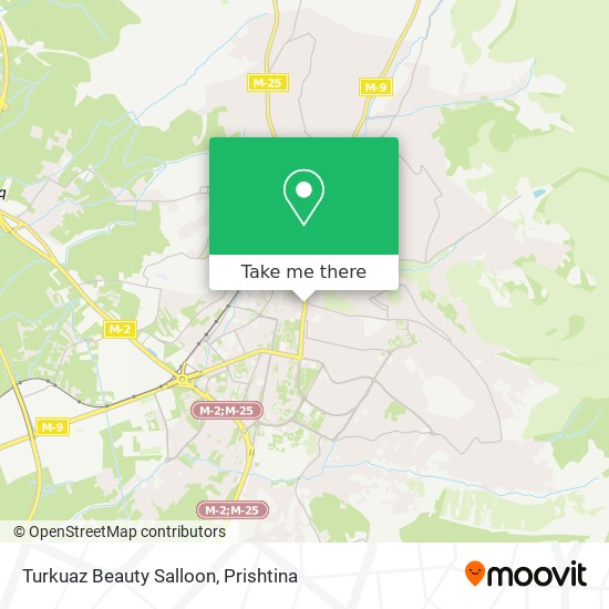 Turkuaz Beauty Salloon mapa