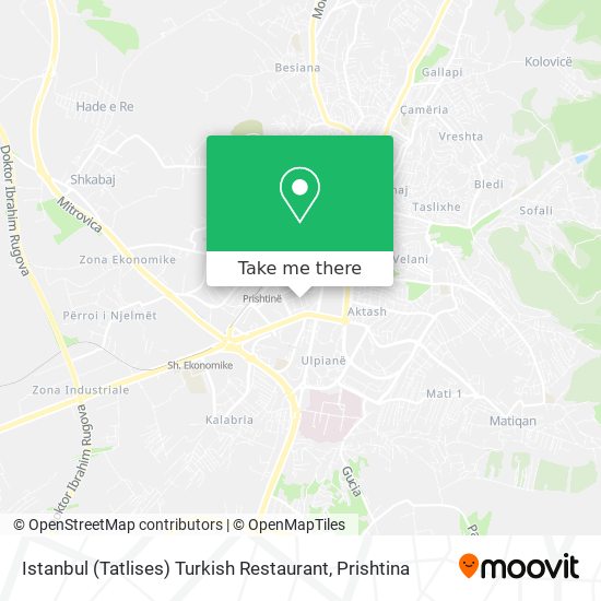 Istanbul (Tatlises) Turkish Restaurant mapa