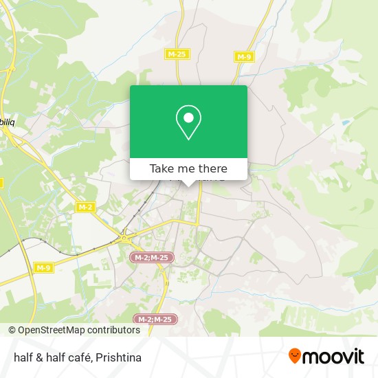 half & half café map