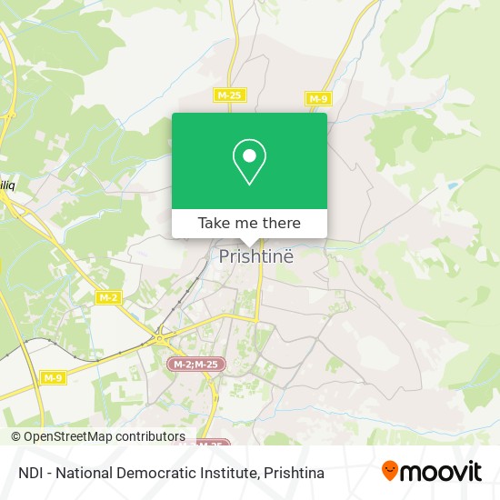 NDI - National Democratic Institute map