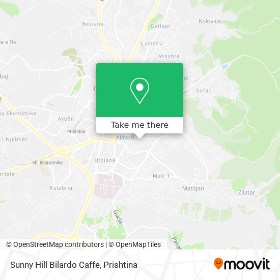 Sunny Hill Bilardo Caffe map