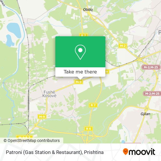 Patroni (Gas Station & Restaurant) mapa