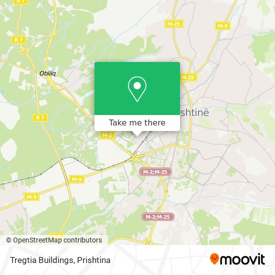 Tregtia Buildings map