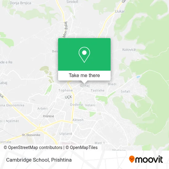 Cambridge School map