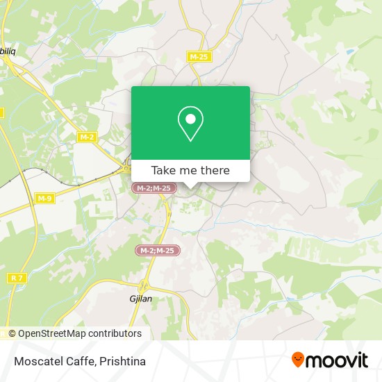 Moscatel Caffe map