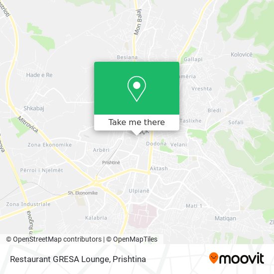 Restaurant GRESA Lounge mapa