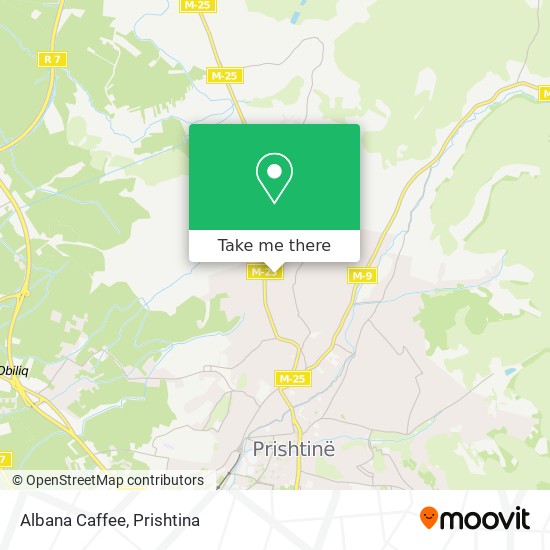 Albana Caffee map
