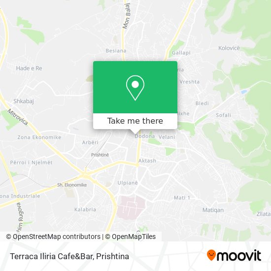 Terraca Iliria Cafe&Bar map