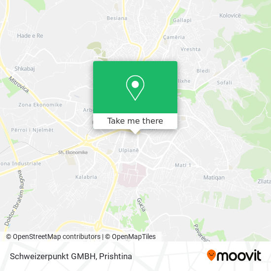 Schweizerpunkt GMBH map