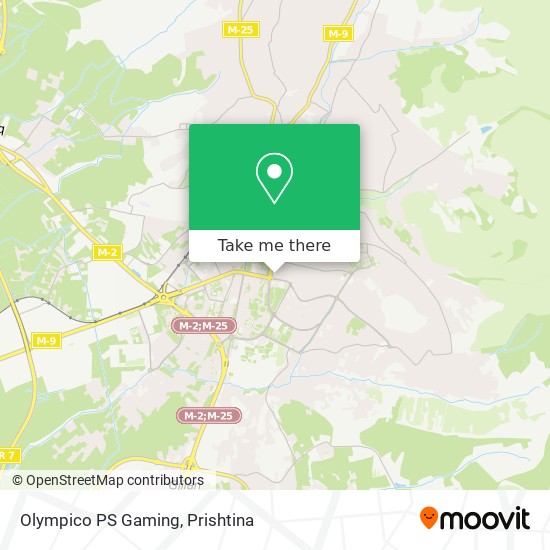 Olympico PS Gaming mapa