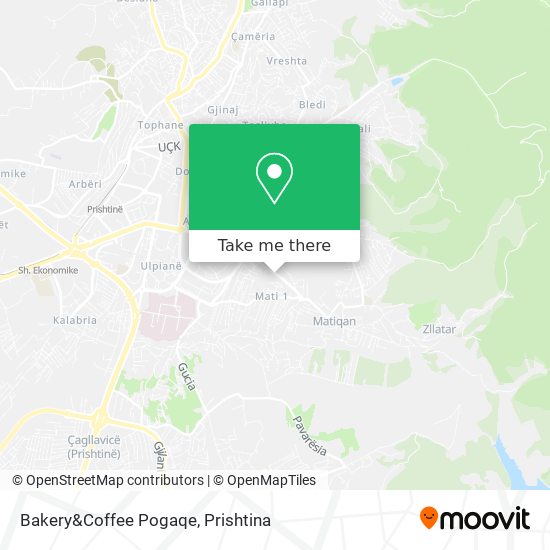 Bakery&Coffee Pogaqe map